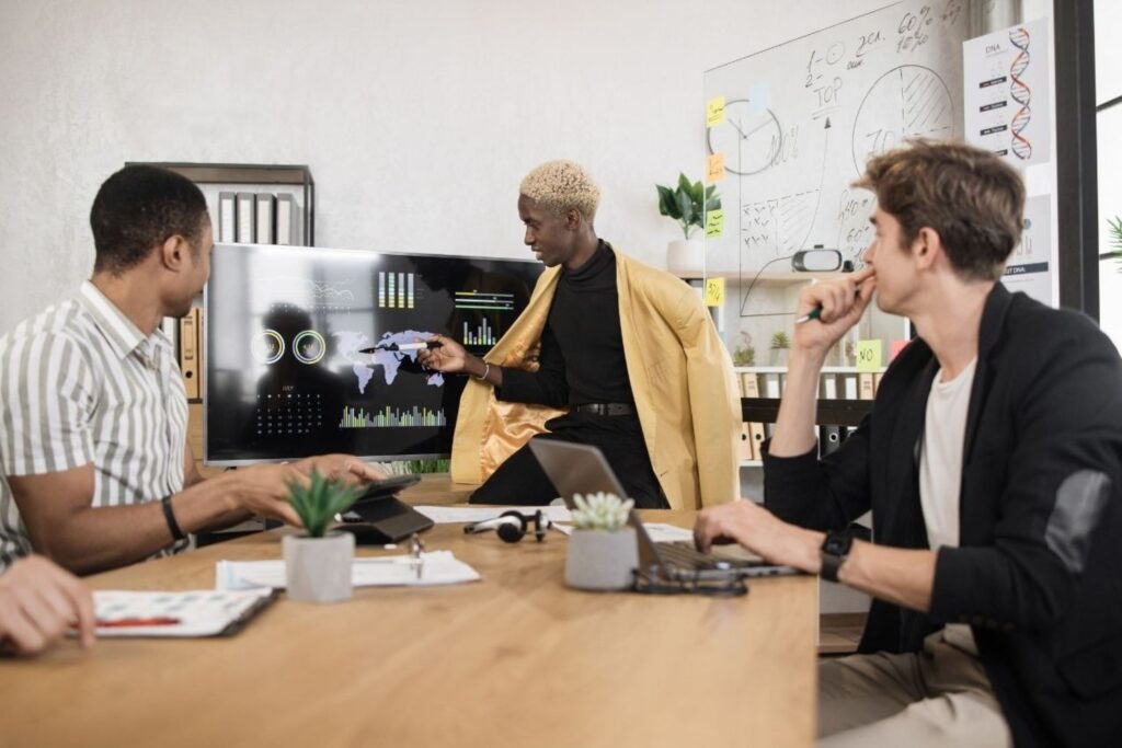 Flex offices conference room in New York showing executive meeting space and workspace amenities