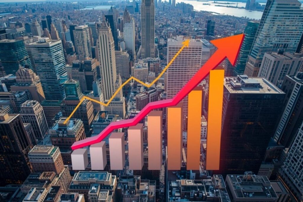 Startup funding growth chart showing NYC Q1 2026 venture capital opportunities and investment trends