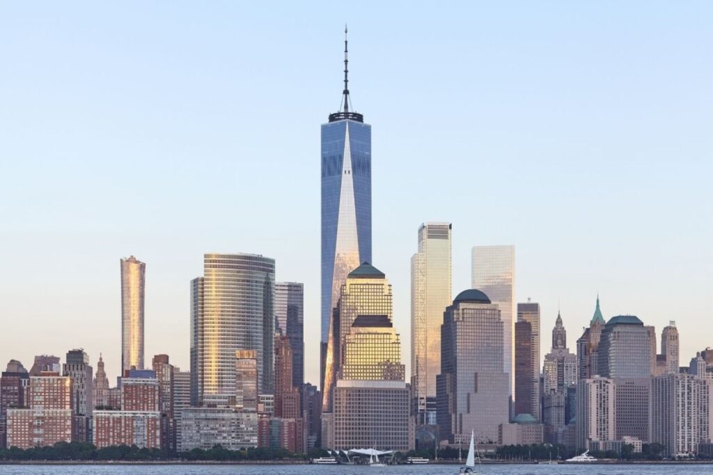 New York flex offices location showing Manhattan skyline and business district workspace opportunities