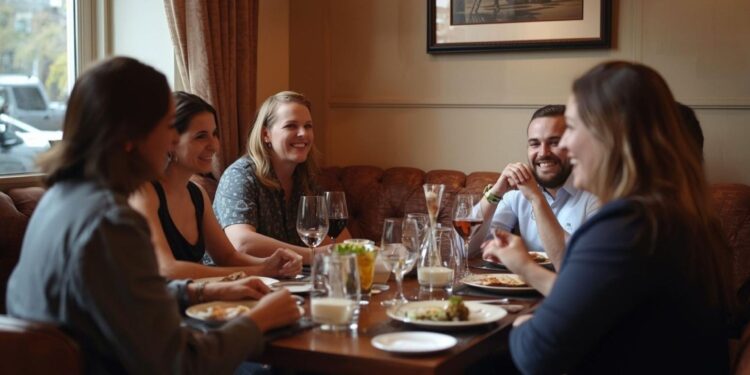 美食爱好者在纽约新开餐厅享受春季用餐体验