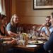 Food lovers enjoying spring dining experience at new restaurant opening New York