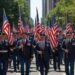 Brooklyn Memorial Day parade veterans marching NYC street - NYCwebzine Veterans marching in Brooklyn Memorial Day parade during NYC weekend events 2026