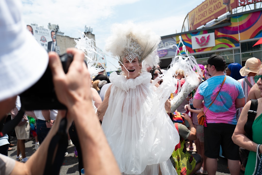 A performer during the Coney Island Mermaid Parade celebration.
