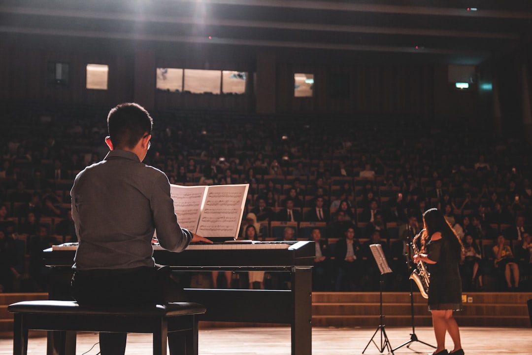Concert audience members enjoy a Mostly Mozart Festival performance at Lincoln Center's Wu Tsai Theater