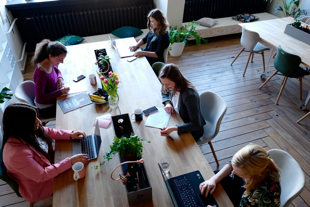 A group of freelancers connects at a New York coworking space, using community to help manage burnout together