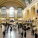 Day trips from NYC without a car photo 1 - NYCwebzine Traveler boards a train for day trips from NYC