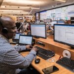 Engineers working on New York power grid highlighting data center moratorium energy concerns, max 100 chars